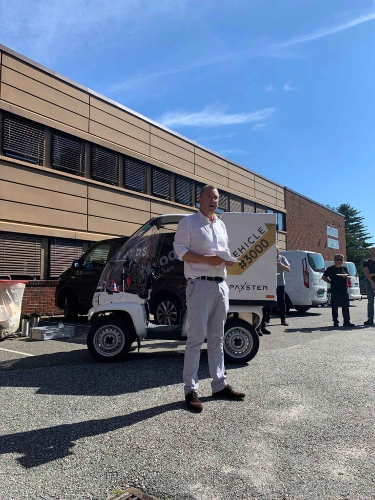 paxster celebration vehicle number 3000