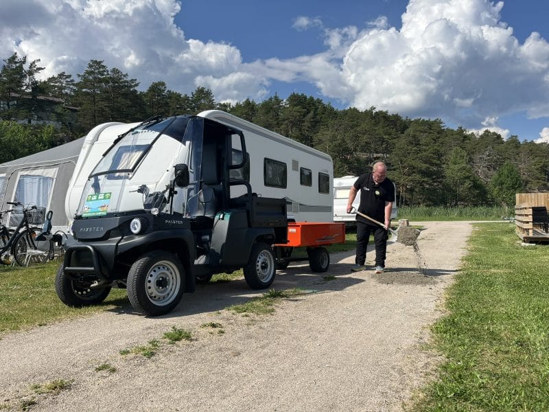 enhus camping kjører paxster