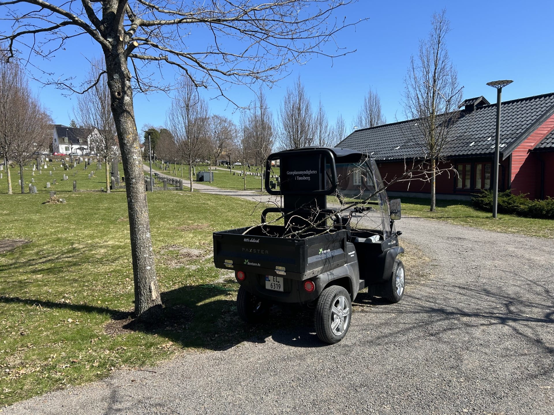 tønsberg kirke bruker paxster til vedlikehold