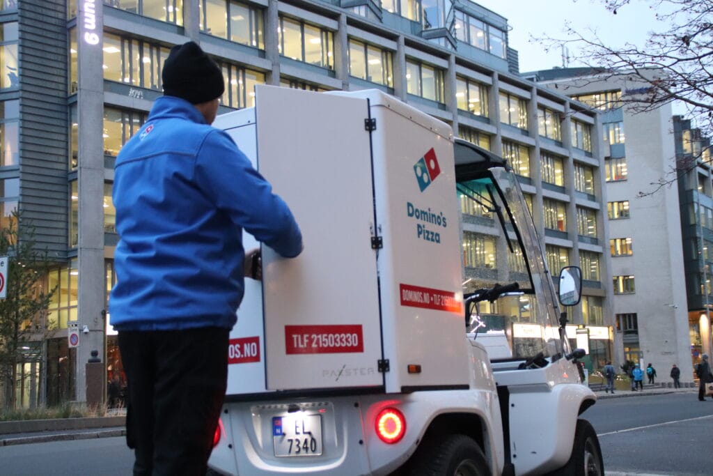 pizza and food delivery with paxster and dominos