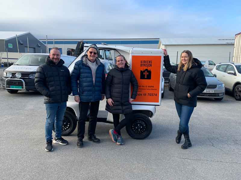 paxster donated a vehicle to kirkens bymisjon 