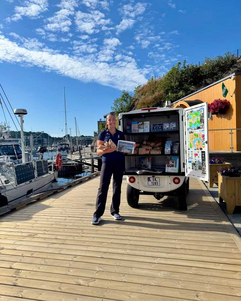 visit lindesnes using paxster by the bay