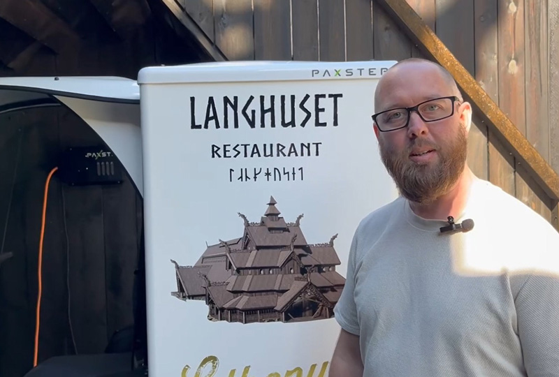 Magne Svan Manager at the restaurant at Lothepus Camping