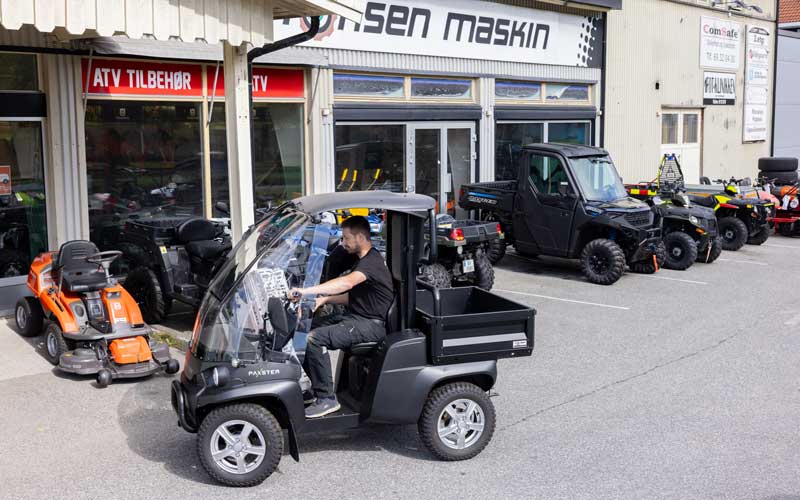 andreas at monsen maskin driving paxster